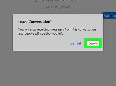 How To Leave A Group Chat On Facebook Messenger On A Pc Or Mac