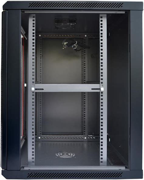 Sysracks U Deep Wall Mount Server Cabinet Enclosure Rack Glass