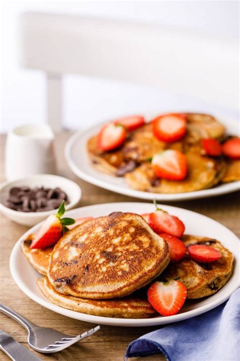 Yummy Chocolate Chip Keto Pancakes - Keto Pots