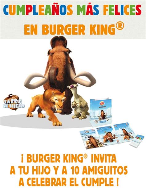 Burger King Invita A Tu Hijo A Celebrar El Cumple Pequeocio