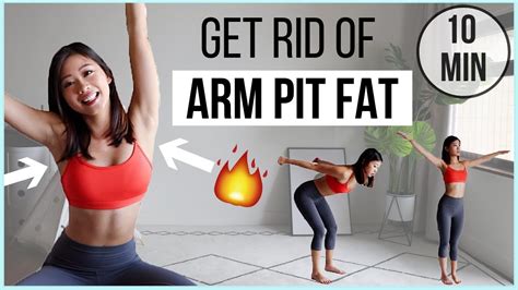 10 Min Get Rid Of ARMPIT BACK FAT Goodbye Underarm Flab Emi YouTube