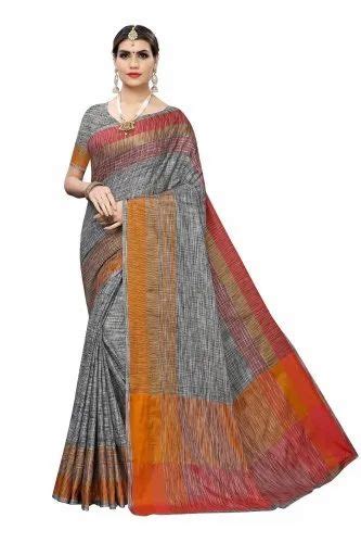 Zoya Textile Party Wear Banarasi Cotton Silk Saree With Blouse Piece