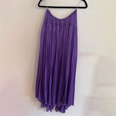 Forte Forte Pleated Silk Maxi Skirt Gem