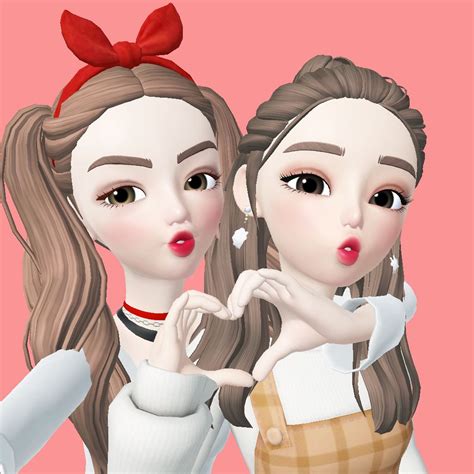 Zepeto Animasi Kartun Foto Sahabat