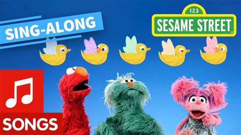 Sesame Street 5 Little Fairy Ducks Lyric Video Youtube