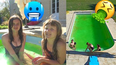 Le Dernier Qui Sort De La Piscine Sale Et Froide Gagne Youtube