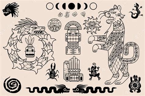 Aztec Sun Symbol Images | Free Vectors, Stock Photos & PSD