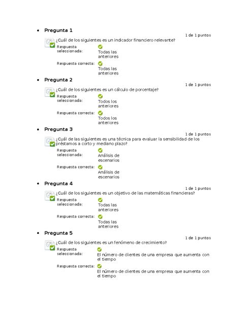 Actividad 1 Evaluación 1 Automatizada Pregunta 1 1 de 1 puntos Cuál