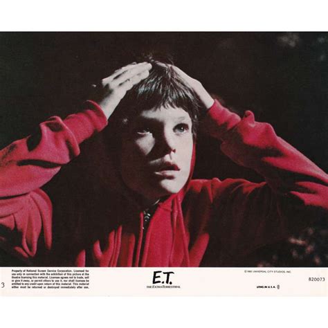 E T THE EXTRA TERRESTRIAL U S Lobby Card 8x10 In 1982 N03