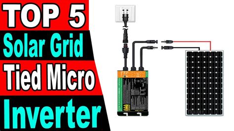 Top Best Solar Grid Tied Micro Inverter Review Youtube