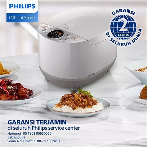 Jual Philips Philips Digital Rice Cooker Magic Com Hd451530 18 L