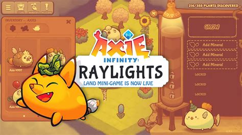 Raylights First Axie Infinity Land Mini Game Is Now Live