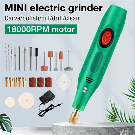 Bor Mini 12v Dc 15000 Rpm Mini Drill Electric Engraver Grinder Gerinda