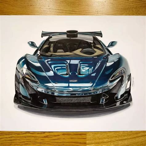 Mclaren P Gt By Lanzante Dibujos De Coches Mclaren P Dibujos De Autos