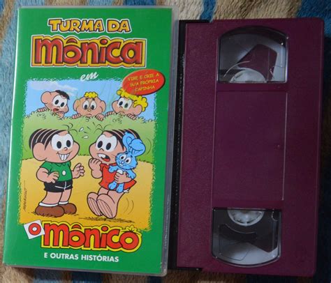 Vhs Original Turma da Mônica em O Mônico Filme e Série Usado 81180511