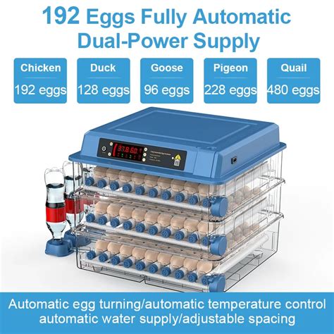 Mini Egg Incubator With Drawer Type Automatic Water Incubator Ionic Waterbed Replenishment And