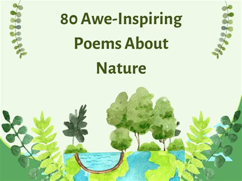 80 Awe Inspiring Poems About Nature Teaching Expertise