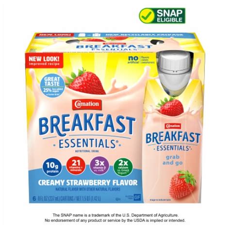 Carnation Breakfast Essentials Nutritional Breakfast Drink Creamy ...