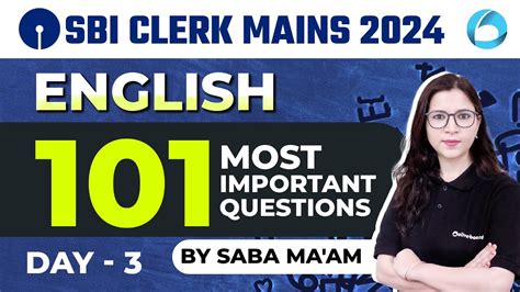 SBI Clerk Mains English 2024 English Most Important Questions For SBI