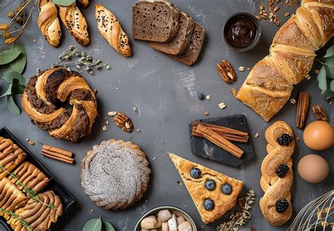 Premium Photo Photo Of Pastry Assortment Variety Of Breads And Bakery