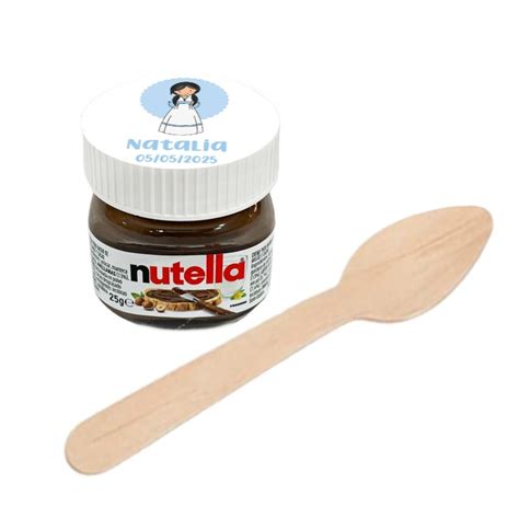 Mini Nutella Personalizada Comunión