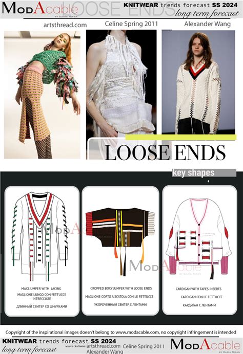 Ss Loose Ends Knitwear Modacable