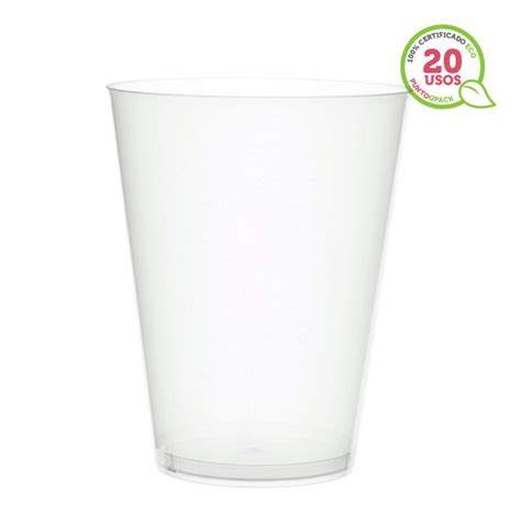 Vaso Para Sidra Pp Reutilizable Y Transparente 600ml