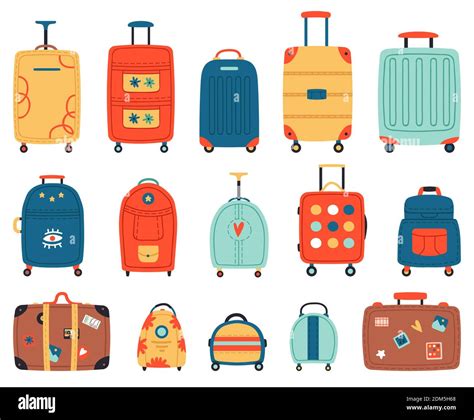 Luggage Bags Vacation Baggage Plastic Metal Or Textile Tourism