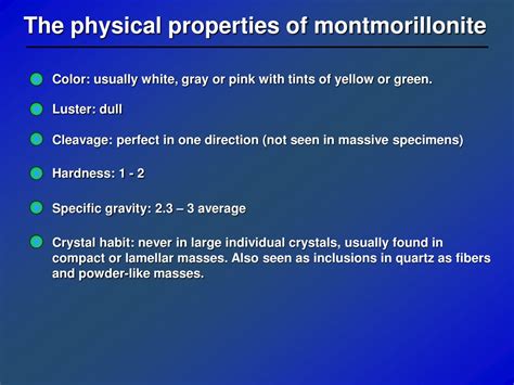 PPT - Montmorillonite PowerPoint Presentation, free download - ID:9649189