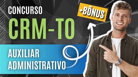 Concurso CRM TO 2023 Apostila ESPECÍFICA para Auxiliar Administrativo