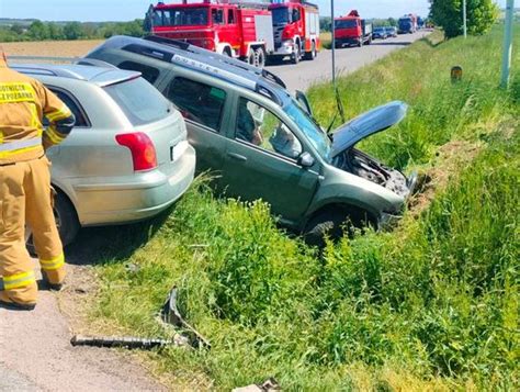 Wypadek Na Drodze Wojew Dzkiej Ranne Dwie Kobiety