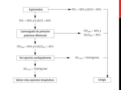 Evaluación preoperatoria cirugía de resección pulmonar PPT