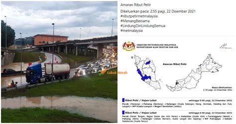 Mangsa Banjir Kembali Risau MetMalaysia Keluarkan Amaran Ribut Petir