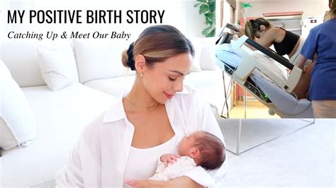 My Positive Birth Story Meet Our Baby Catching Up Annie Jaffrey