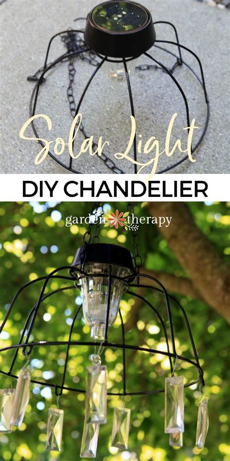 Fairy Light Project Diy Solar Light Chandelier Solar Lights Diy