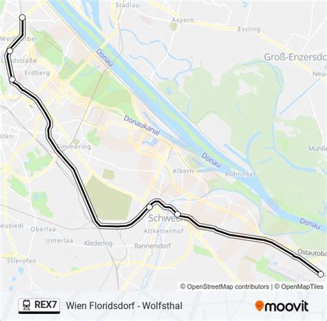 Rex Route Fahrpl Ne Haltestellen Karten Flughafen Wien Bahnhof