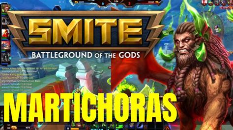 Trying Out Martichoras The Manticore King In Smite Year Pc