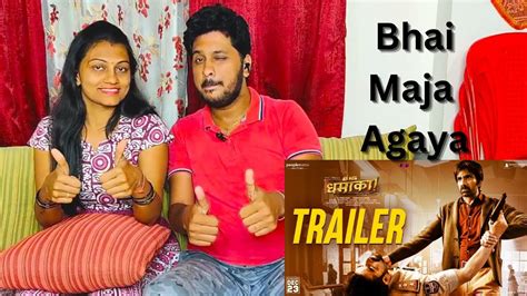 Big Dhamaka Official Hindi Trailer Reaction Ravi Teja Sreeleela