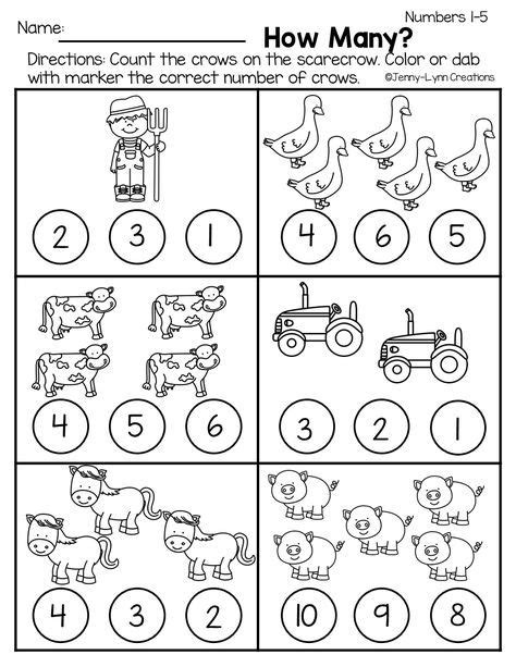 Farm Preschool Theme Pack Preschool Worksheets Farm Preschool Math Activities Preschool