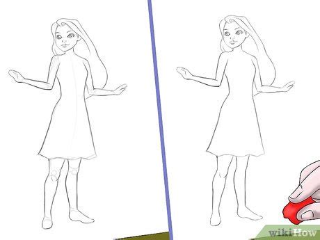 How to Draw Barbie: 12 Steps (with Pictures) - wikiHow