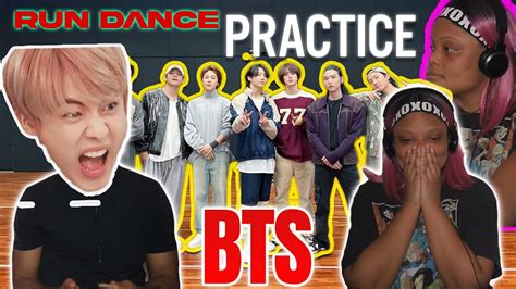 First Time Reacting To Bts Run Bts Dance Practice