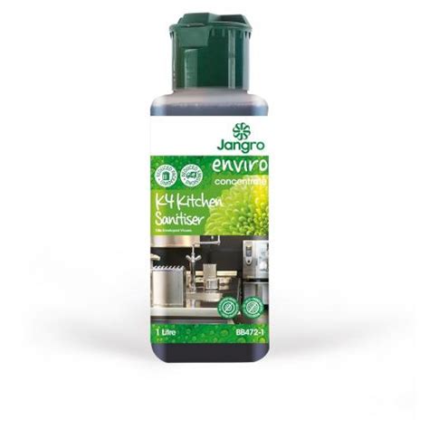 Kitchen Sanitiser Concentrated Jangro Enviro K4 1l Avica