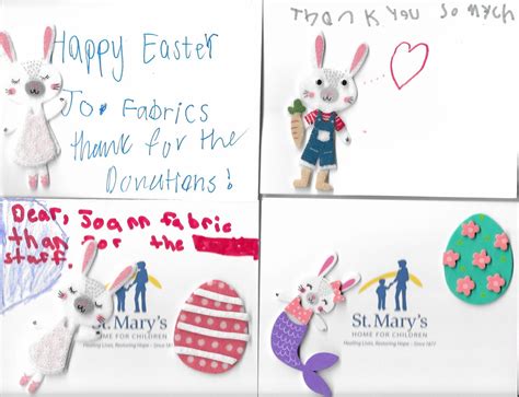 Easter donations and more! - St. Mary's Home for Children