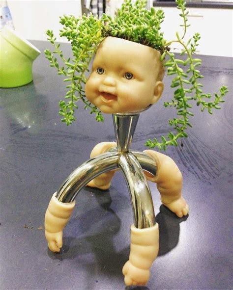 Прикольные горшочки для цветов) | Пикабу