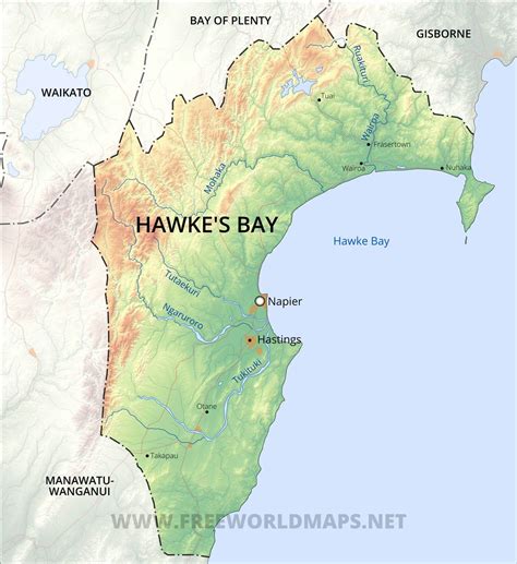 Hawkes Bay Maps Nz