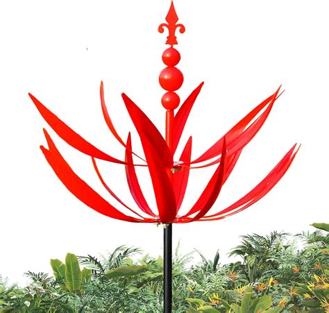 Metall Windrad D Lotus Windspiel Windm Hle F R Garten Windrad Garten