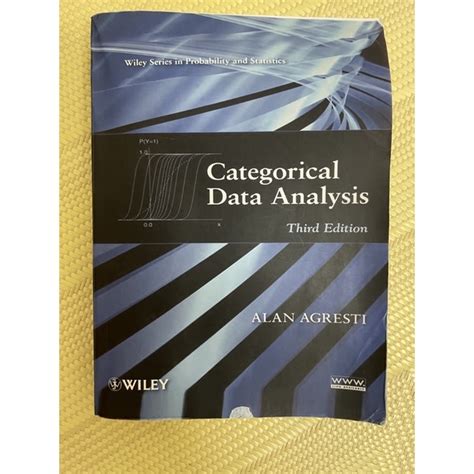 二手書 Categorical Data Analysis Third Edition 蝦皮購物