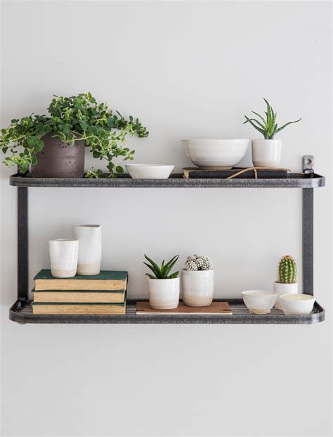 Garden Trading Farringdon Double Wall Shelf Trouva Kitchen Wall