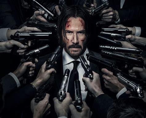 John Wick Chapter 2 Hd Wallpaper Intense Standoff