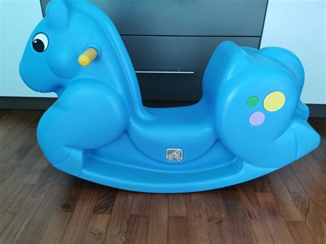 Step2 Baby Blue Rocking Horse Safe Sturdy Usa Original Made In Korea